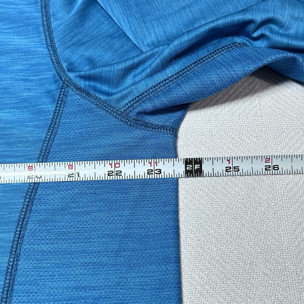 Tommy Bahama Palm Coast Island Zone 1/4 Zip Mens Large Blue Performance Wicking - Picture 11 of 15